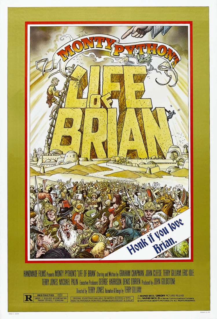 Постер - Житие Брайана по Монти Пайтон: 750x1103 / 372.29 Кб