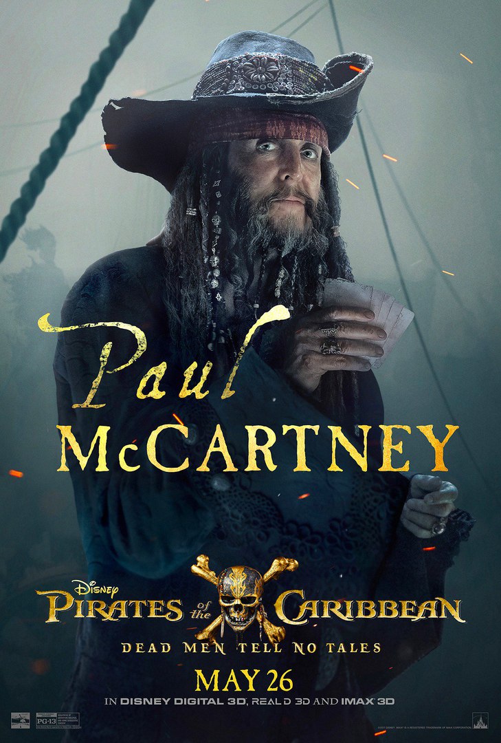 Постер - Пираты Карибского моря: Мертвецы не рассказывают сказки: 729x1080 / 179.31 Кб