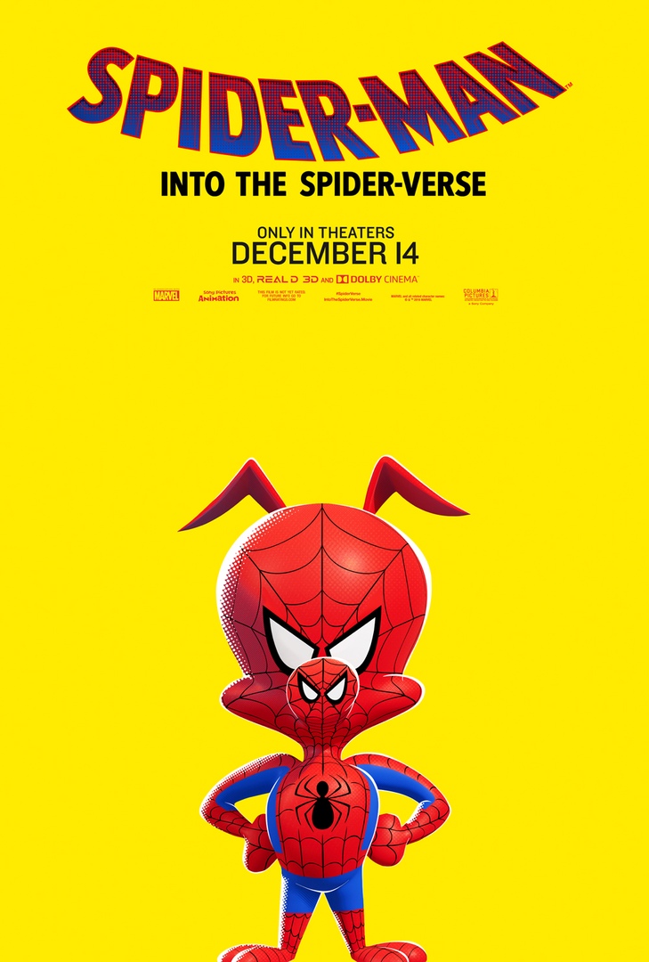 Постер - Человек-паук: Через вселенные: 729x1080 / 181.35 Кб